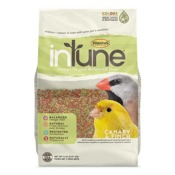 2 Lb Higgins Intune Canary/Finch - Food
